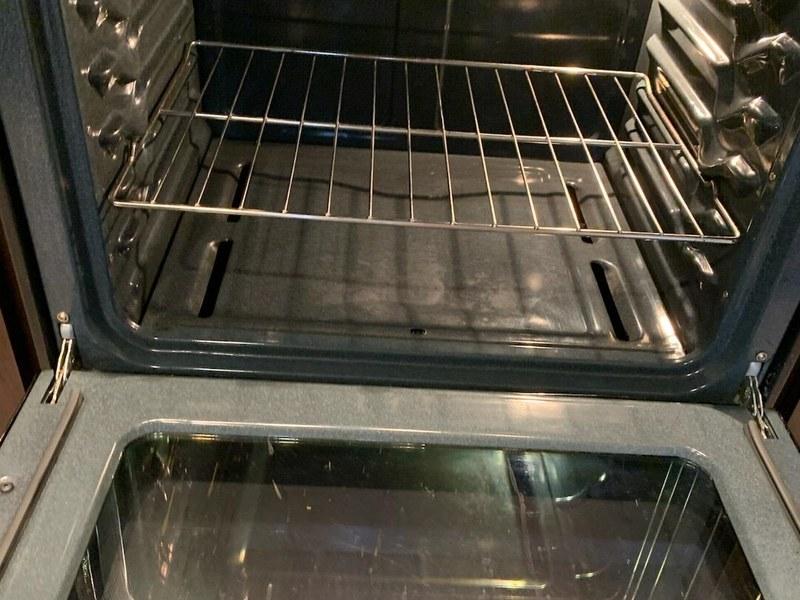 After — Spotless oven